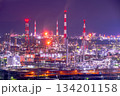 岡山県　倉敷市　水島工場夜景 134201158