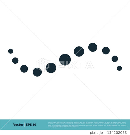 Dot of Spin Wave Icon Vector Logo Template Illustration Design. Vector EPS 10. Dot of Spin Wave Icon Vector Logo Template Illustration Design. Vector EPS 10. 134202088