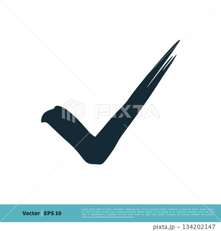 Tick Check Mark Icon Vector Logo Template Illustration Design. Vector EPS 10. Tick Check Mark Icon Vector Logo Template Illustration Design. Vector EPS 10. 134202147