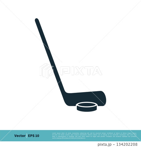 Hockey Sport Icon Vector Logo Template Illustration Design. Vector EPS 10. Hockey Sport Icon Vector Logo Template Illustration Design. Vector EPS 10. 134202208