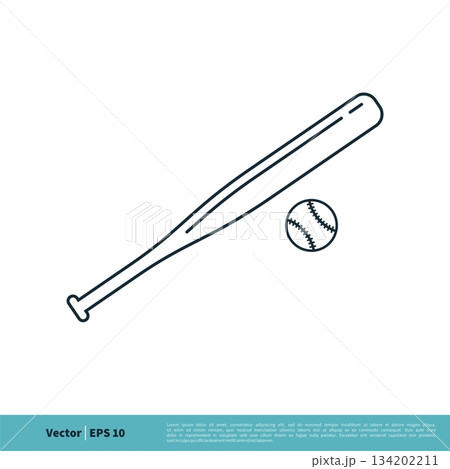 Baseball, Softball Sport Icon Vector Logo Template Illustration Design. Vector EPS 10. Baseball, Softball Sport Icon Vector Logo Template Illustration Design. Vector EPS 10. 134202211