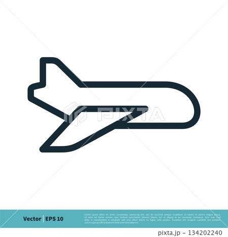 Plane Icon Vector Logo Template Illustration Design. Vector EPS 10. Plane Icon Vector Logo Template Illustration Design. Vector EPS 10. 134202240
