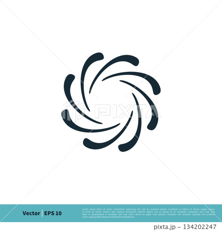 Ornamental Flower Icon Vector Logo Template Illustration Design. Vector EPS 10. Ornamental Flower Icon Vector Logo Template Illustration Design. Vector EPS 10. 134202247