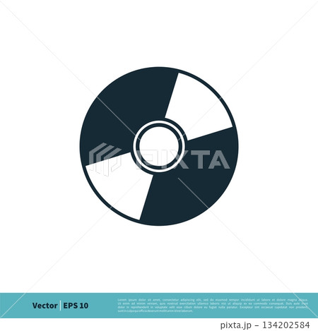 CD, DVD Icon Vector Logo Template Illustration Design. Vector EPS 10. CD, DVD Icon Vector Logo Template Illustration Design. Vector EPS 10. 134202584