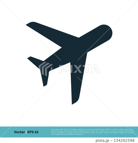 Jet Plane Icon Vector Logo Template Illustration Design. Vector EPS 10. Jet Plane Icon Vector Logo Template Illustration Design. Vector EPS 10. 134202598