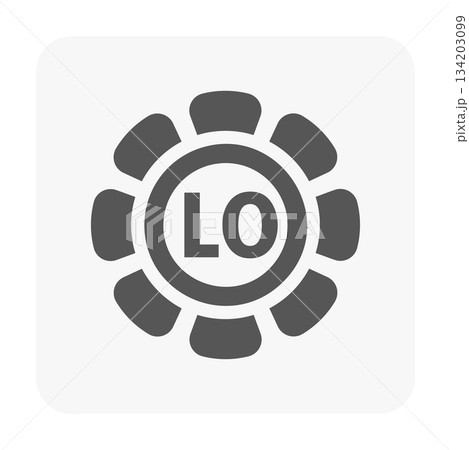 Fan Low Speed Icon 134203099