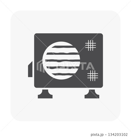 Dirty Condenser Unit Icon Dirty Condenser Unit Icon 134203102