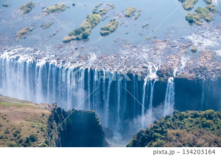 Aerial View of Victoria Falls 134203164