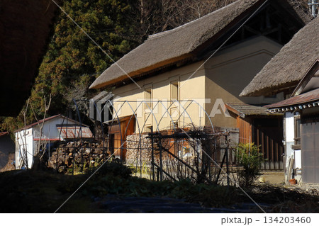 ディスカバー福島（とても美しい蔵だ、見とれてしまう。）南会津郡下郷町「大内宿」伝統的建造物保存地区 134203460