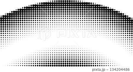 Dot grid pattern vector illustration. Simple black white point background with small and large polka dots. Abstract futuristic dotted mesh with gradient effect. Geometric minimal digital design Dot grid pattern vector illustration. Simple black white point background with small and large polka dots. Abstract futuristic dotted mesh with gradient effect. Geometric minimal digital design 134204486