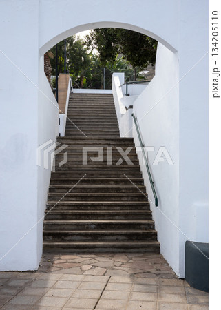 Stairs in a church area, Tenerife, Spain 134205110