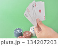 poker player in the casino 134207203