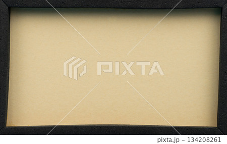 Blank frame on simple background ready for display or creativity Blank frame on simple background ready for display or creativity 134208261