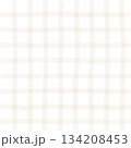 Brown Beige Plaid Gingham Check Hand Drawn Background Pattern Overlay 134208453