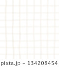 Brown Beige Plaid Gingham Check Hand Drawn Background Pattern Overlay 134208454