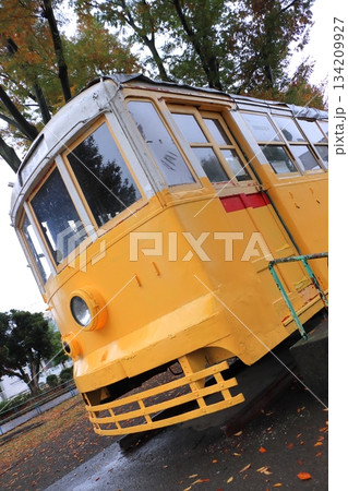 かつて都民の足として活躍した都営6000形路面電車(6191号車)＠東京都府中市郷土の森公園保存機 134209927