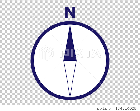方位磁石マーク（方位記号） 134210029
