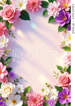 Clean White Background Minimal Soft Style Graphic Design Backdrop 134210401