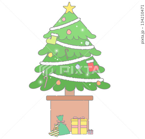 クリスマスツリー 134210471