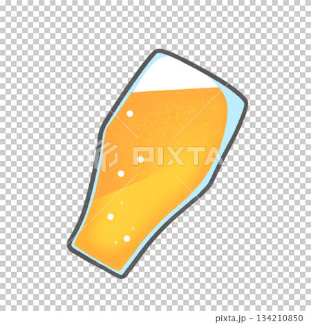 啤酒插畫素材 | 祝酒式啤酒杯 啤酒插畫素材 | 祝酒式啤酒杯 134210850