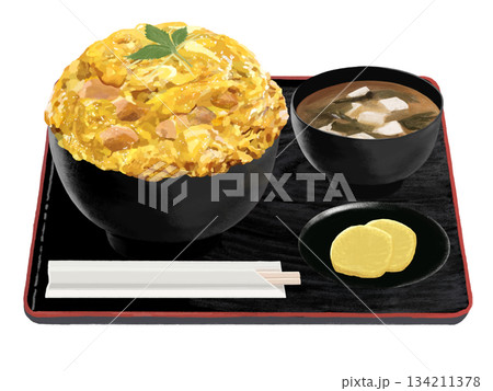 親子丼（特盛り定食） 134211378