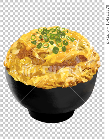 Katsudon (extra large) black bowl 134211379