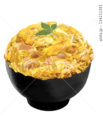 親子丼(特盛り)黒椀 親子丼(特盛り)黒椀 134211381