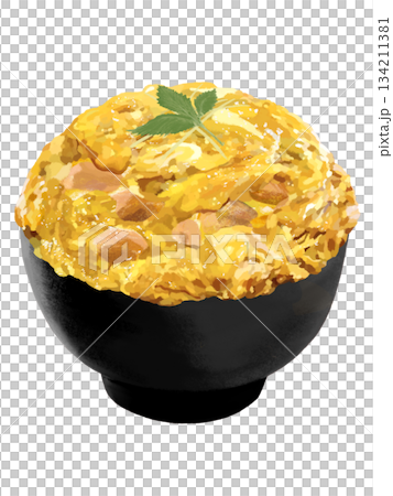 親子丼(特盛り)黒椀 親子丼(特盛り)黒椀 134211381