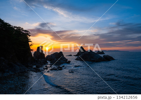 笹川流れ・夕景 134212656