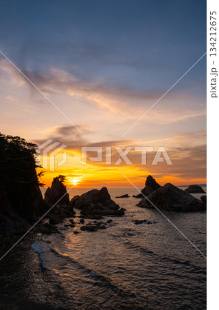 笹川流れ・夕景 134212675