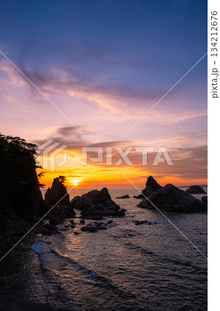 笹川流れ・夕景 134212676
