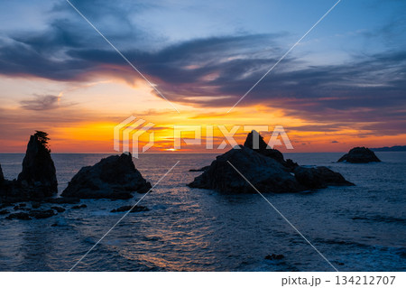 笹川流れ・夕景 134212707