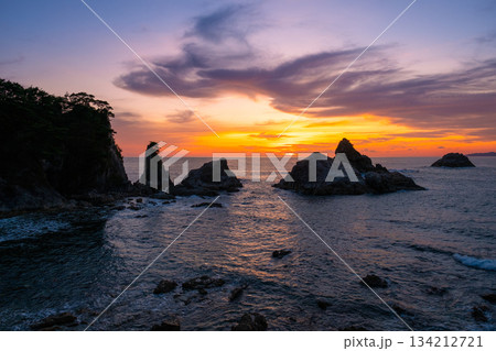 笹川流れ・夕景 134212721