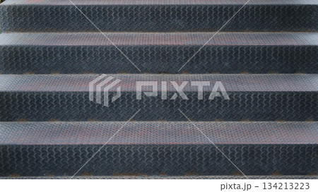 black metal staircase texture background, construction industry black metal staircase texture background, construction industry 134213223
