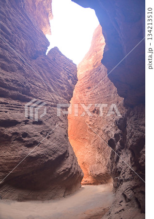 The Tianshan Grand Canyon, or Kesileya Grand Canyon, is a stunning natural feature in Xinjiang, China characterized by its distinctive red canyons formed by millions of years of wind and rain erosion. The Tianshan Grand Canyon, or Kesileya Grand Canyon, is a stunning natural feature in Xinjiang, China characterized by its distinctive red canyons formed by millions of years of wind and rain erosion. 134213510