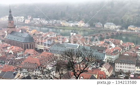 Heidelberg, Germany - December 25 2021: Heidelberg Surroundings Heidelberg, Germany - December 25 2021: Heidelberg Surroundings 134213580