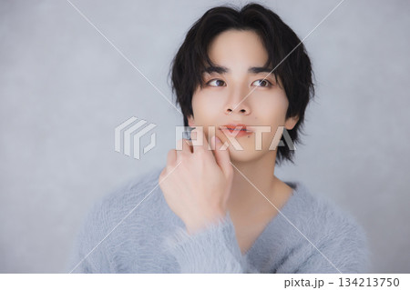 勉強する男子高校生　 134213750