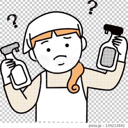 洗剤に悩む主婦 洗剤に悩む主婦 134213842