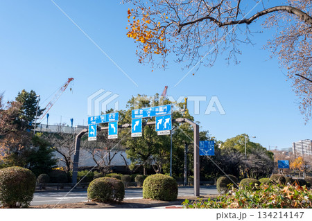 東京都内 内堀通りの風景 134214147