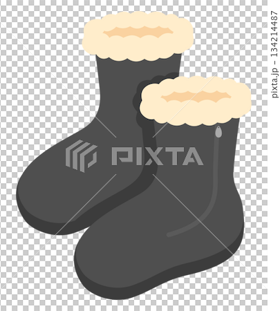 スノーブーツのイラスト スノーブーツのイラスト 134214487
