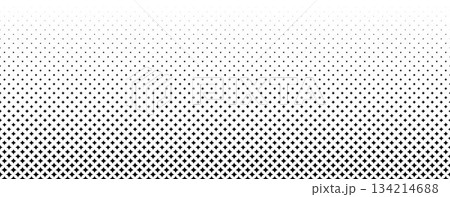 Fading stars shape gradient pattern. Abstract sparkles gradation background. Back and white spark halftone wallpaper for graphic design, poster, medical banner. Vector transition patern bg Fading stars shape gradient pattern. Abstract sparkles gradation background. Back and white spark halftone wallpaper for graphic design, poster, medical banner. Vector transition patern bg 134214688