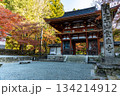 室生寺仁王門の紅葉 134214912