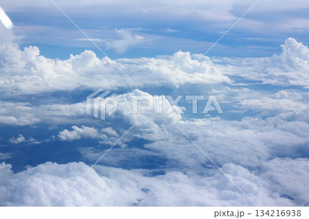 blue sky with clouds 134216938