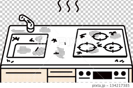 Dirty kitchen 134217385