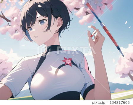 春空の下で佇むアーチャー 134217606