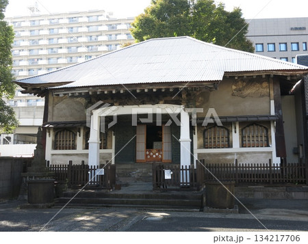 品川区北品川の善福寺(本堂) 品川区北品川の善福寺(本堂) 134217706