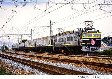 2007年 東海道線を走るEF81114寝台特急トワイライトエクスプレス 2007年 東海道線を走るEF81114寝台特急トワイライトエクスプレス 134219065