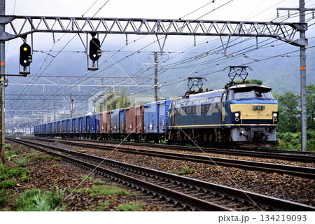 2007年　東海道線を走るEF6617専用貨物列車 134219093