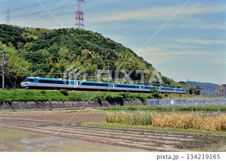 2007年　東海道本線を走る283系特急オーシャンアロー6両 134219165