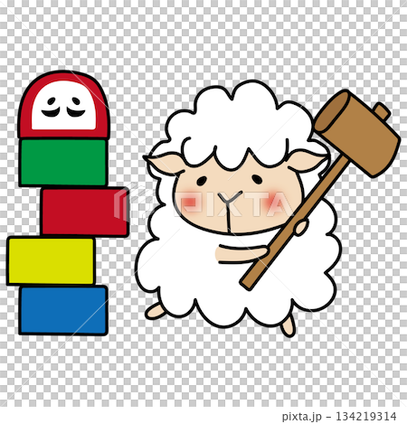 羊扮演不倒翁 134219314